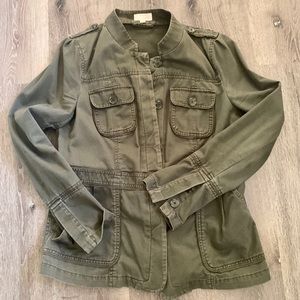 Loft Military-Style Utility Blazer